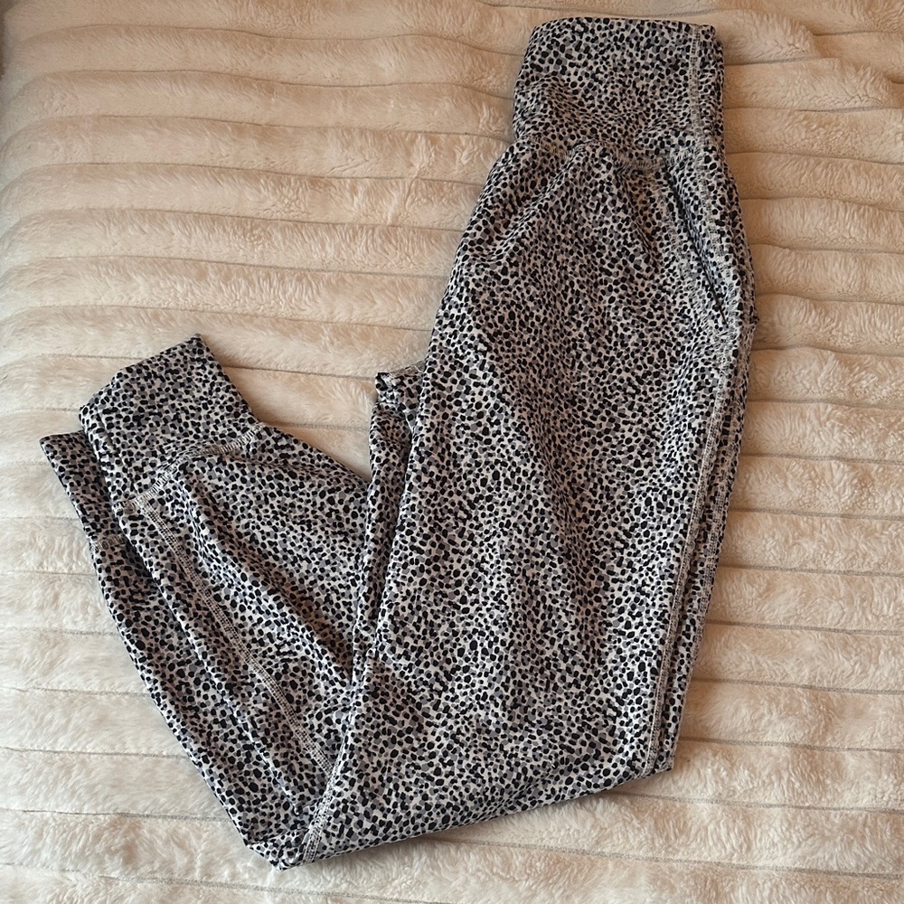Leopard Print High-Waisted joggers